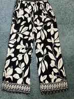 Mooie, soepele zomerbroek zwart/wit met zakken maat XL, Verzenden, Zwart, Maat 46/48 (XL) of groter, Zo goed als nieuw