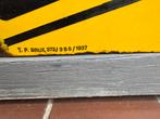 Vintage Dunlop Fort Emaille Reclamebord 1937, Gebruikt, ., Overige typen, Ophalen of Verzenden