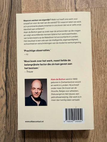 Ode aan de arbeid - Alain de Botton beschikbaar voor biedingen