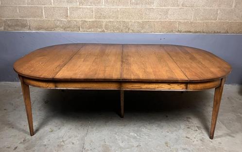 Massief Eiken Ovaal XL Eettafel Uitschuifbaar Klassiek, Huis en Inrichting, Tafels | Eettafels, Gebruikt, 100 tot 150 cm, 200 cm of meer