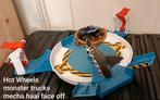 Hot Wheels Monster Trucks Mecha Haai Face Off Set, Ophalen of Verzenden, Zo goed als nieuw, Jongen of Meisje
