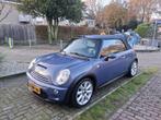 Mini 1.6 16V Cooper S Cabrio 2005 Blauw, Auto's, Voorwielaandrijving, 65 €/maand, 4 cilinders, Cabriolet