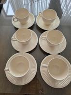 Wedgwood Edme koffie kop en schotels 6x, Huis en Inrichting, Keuken | Servies, Ophalen of Verzenden, Zo goed als nieuw, Wedgwood
