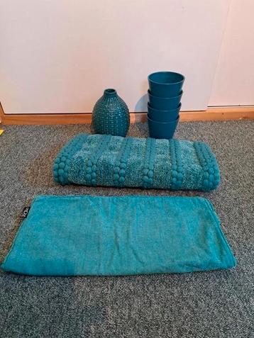 Woonaccessoires turquoise  beschikbaar voor biedingen