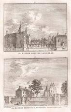 De Ridder Hofstad Langerak & van ene ander kant 1745 Spilman, Antiek en Kunst, Ophalen of Verzenden