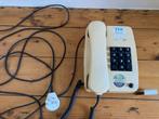 PTT IDK jaren 80 telefoontoestel druktoetsen 21-1262 beige, Telecommunicatie, Gebruikt, Ophalen of Verzenden