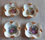 Limoges porselein 4x asbakje, Ophalen of Verzenden, Zo goed als nieuw, Porselein