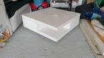 Witte hoogglans salontafel 80x80cm, Huis en Inrichting, Ophalen, Gebruikt, 50 tot 100 cm, Vierkant