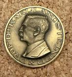 Penning Ned. Roode Kruis, Prof.Dr. Karl Landsteiner - 1939, Ophalen of Verzenden, Brons, Nederland