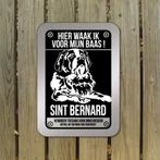 waakbord Sint Bernard mat zwart, Dieren en Toebehoren, Honden-accessoires, Nieuw, Ophalen of Verzenden