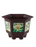 Kunststof Bonsai pot ca 25x17,5 cm, Kunststof, ., Rond, Nieuw