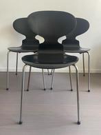 1e editie Arne Jacobsen arne stoelen voor Fritz Hansen 1960, Ophalen, Gebruikt, Drie, Zwart