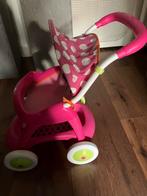 Minnie mouse  poppenwagen roze, Kinderen en Baby's, Speelgoed | Poppen, Ophalen, Gebruikt, Babypop