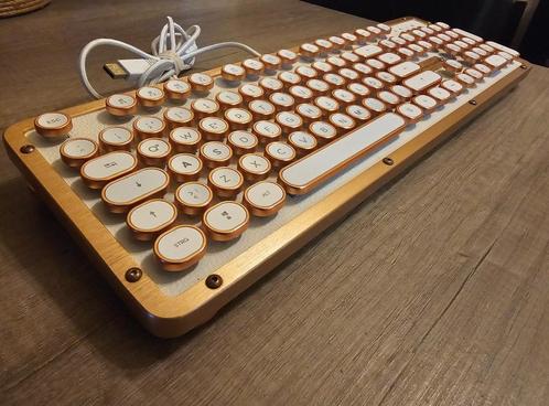 Steampunk Azio toetsenbord, Computers en Software, Toetsenborden, Zo goed als nieuw, Bedraad, Ophalen