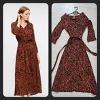 Roest bruin / zwart  maxi jurk van Pieces 
Maat M, Maat 38/40 (M), Bruin, Ophalen of Verzenden, Zo goed als nieuw