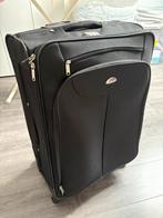 Zwarte Koffer met Wieltjes, Ophalen, Gebruikt, 50 tot 60 cm, 35 tot 45 cm