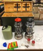 Optimus 1550 G, 2 stuks in in kist, set 3, Antiek en Kunst, Antiek | Lampen, Ophalen of Verzenden