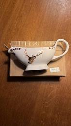 Rien Poortvliet wildservies Juskom Sauskom, Ophalen of Verzenden, Zo goed als nieuw, Glas, Overige stijlen