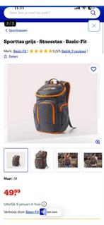 3 EURO Gloednieuwe Basic Fit Sporttas, Ophalen of Verzenden, Nieuw