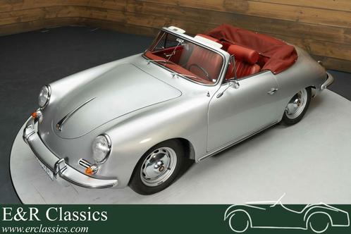 Porsche 356 Cabriolet 1600 Super | Gerestaureerd | 1961, Auto's, Oldtimers, Bedrijf, Te koop, Lederen bekleding, Metallic lak