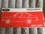 Instructieboekje Ford Escort  MK2 1975, Ophalen
