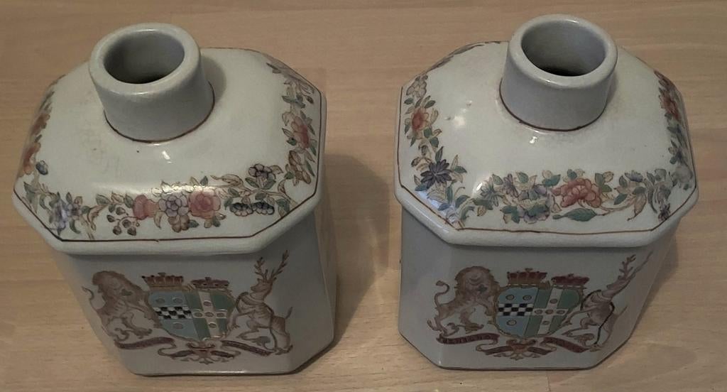 Wong Lee porseleinen theebussen zonder stop., Ophalen of Verzenden