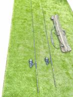 2 dwarf karperhengels+dwarf foudraal+4 bankstics+2 swingers, Watersport en Boten, Hengelsport | Karpervissen, Ophalen of Verzenden