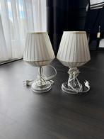 Twee kleine lampjes (nachtkastje), Ophalen of Verzenden, Gebruikt, Minder dan 50 cm