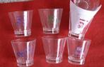7 ouderwetse glaasjes met auto in verschillende kleuren, Verzamelen, Glas en Borrelglaasjes, Ophalen of Verzenden, Nieuw, Bierglas