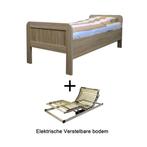 Seniorenbed John met elektrische bodem - 90x200 - Blank eike