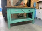 Vintage Werkbank met Lades, in hoogte verstelbaar, Doe-het-zelf en Verbouw, Werkbanken, Ophalen of Verzenden, Gebruikt, 120 tot 170 cm