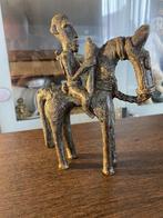 2 bronzen Dogon Djenné ruiters, Antiek en Kunst, Ophalen of Verzenden, Brons