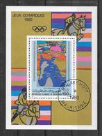Mauretanie 1980  Olympische Spelen, Verzenden, Overige landen, Gestempeld