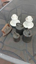 Antieke Gewichten, Strijkijzer & Porselein, Antiek en Kunst, Ophalen