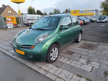 NIEUW BINNEN !!Nissan Micra 1.4 3DR 2003 Groen beschikbaar voor biedingen