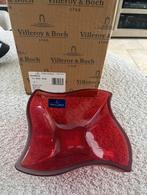 Villeroy en boch schaaltjes rood glas, Ophalen, Nieuw, Overige stijlen, Glas