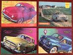 4 x Renault brochures jaren ‘50 , dealerset, Ophalen of Verzenden, Zo goed als nieuw, Renault