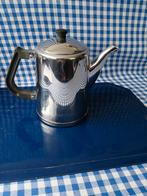 Zware RVS Koffie, thee, chocolade pot retro 19H 12 Dsn super, Antiek en Kunst, Ophalen of Verzenden