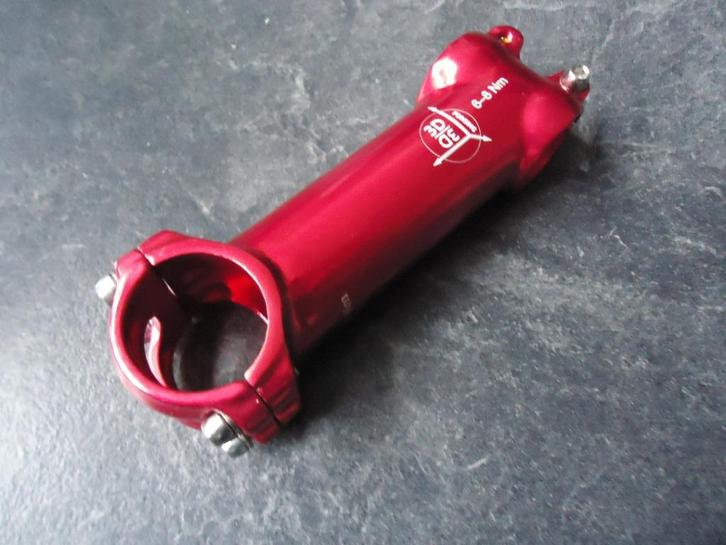 3D A-head Stuurpen / Stem Rood Geanodiseerd 110mm Lengte, Fietsen en Brommers, Fietsonderdelen, Nieuw, Algemeen, Stuur, Ophalen of Verzenden