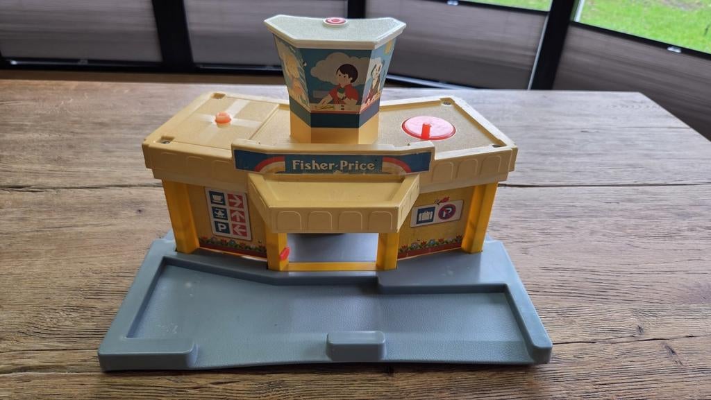 Fisherprice vintage verkeerstoren, Kinderen en Baby's, Speelgoed | Playmobil, Ophalen of Verzenden, Gebruikt