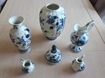 Delfts Blauw 6-delige set, Huis en Inrichting, Ophalen, Blauw, Aardewerk of Porselein, Zo goed als nieuw