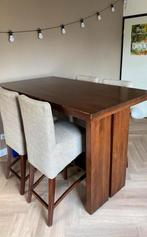 Bartafel met stoelen, Huis en Inrichting, Ophalen, Gebruikt