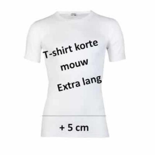 Beeren heren t-shirt, M3000, wit, r-hals, +5 cm!! Mt/mXXL, Kleding | Heren, Ondergoed, Overige typen, Wit, Ophalen of Verzenden