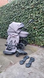 Easywalker Harvey 3 grijs incl 4 adapters, Kinderen en Baby's, Kinderwagens en Combinaties, Gebruikt, Combiwagen, Verstelbare duwstang