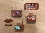 barbie vintage mini telefoon, radio, platenspeler en...., Verzamelen, Poppen, Ophalen of Verzenden, Zo goed als nieuw, Accessoires