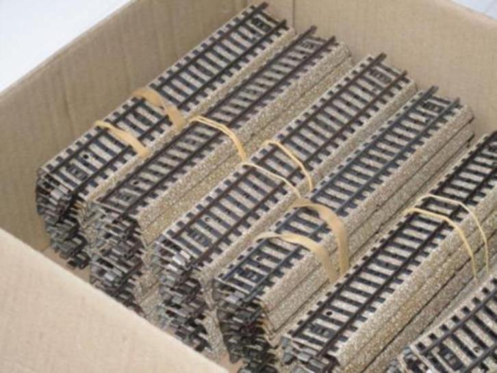 Marklin M-rail pakket 50 x 5106 ,24 x 5100 en 12 x 5200, Hobby en Vrije tijd, Modeltreinen | H0, Zo goed als nieuw, Rails, Wisselstroom