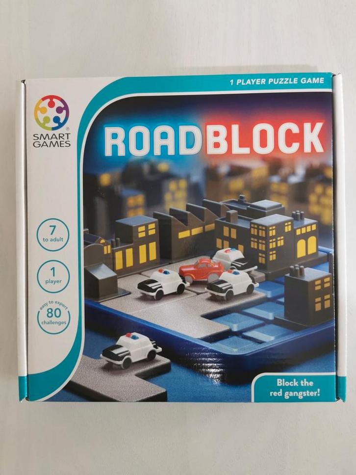 Smart Games Road Block - Nieuw!, Kinderen en Baby's, Speelgoed | Kinderpuzzels, Nieuw, 6 jaar of ouder, 10 tot 50 stukjes, Ophalen of Verzenden