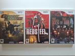 3 Wii games: Ghost Squad, Red Steel, The house of the dead, Spelcomputers en Games, Games | Nintendo Wii, Gebruikt, Ophalen of Verzenden