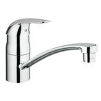 GROHE Euroeco Keukenkraan - laag - chroom, Ophalen of Verzenden, Nieuw, Chroom, Kraan