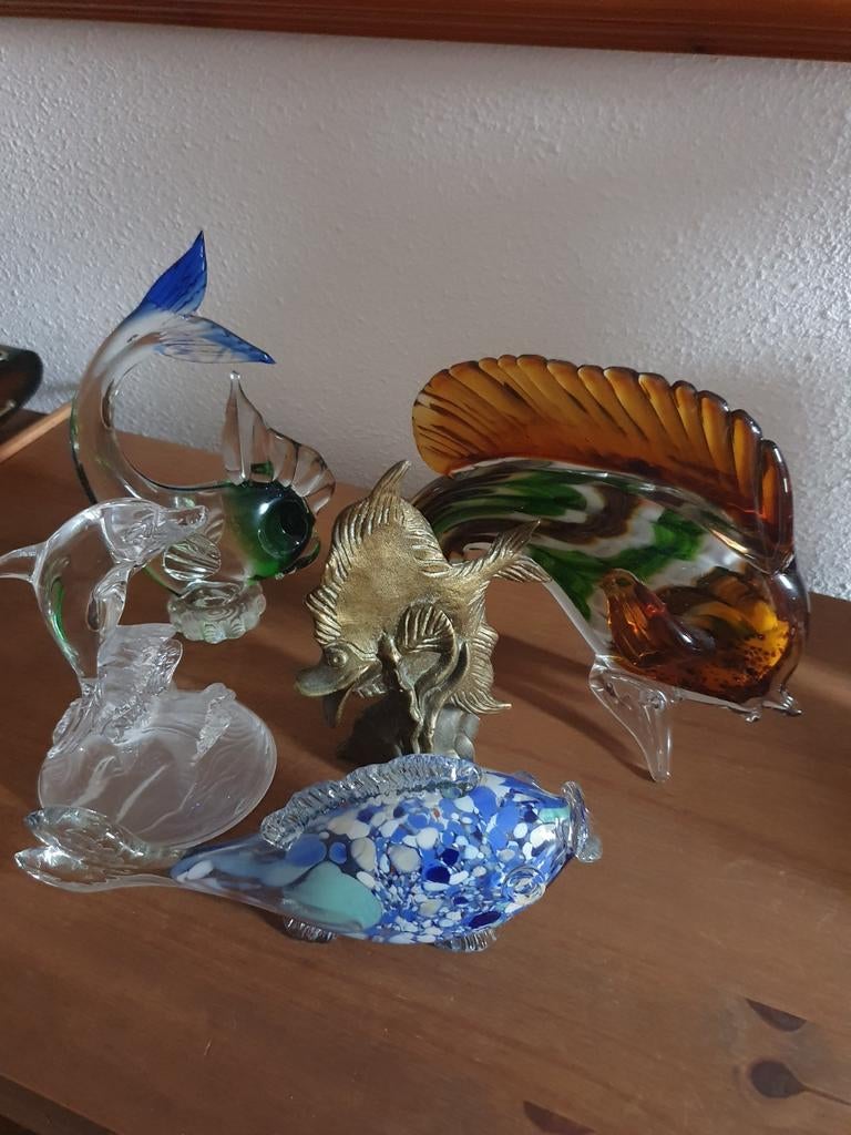 5 x Glas objecten - ophalen, Ophalen of Verzenden